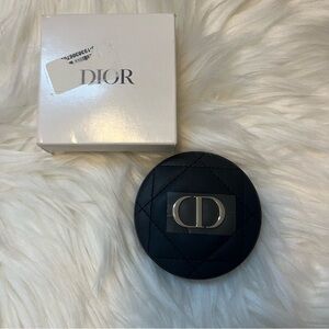 Dior Quilted Pocket Mirror Black New